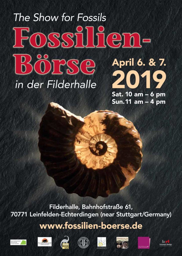 Poster Fossilienbörse 2019